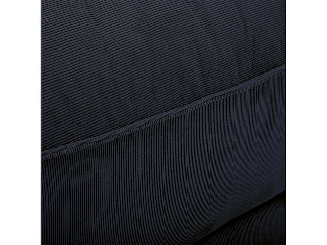 Stoffen voetenbankje - marineblauw - afbeelding 3 van  5