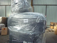 Stoffen voetenbankje - marineblauw - afbeelding 5 van  5