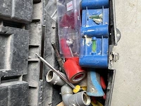 Stoffen werktas en 2 pvc opbergboxen - afbeelding 2 van  4