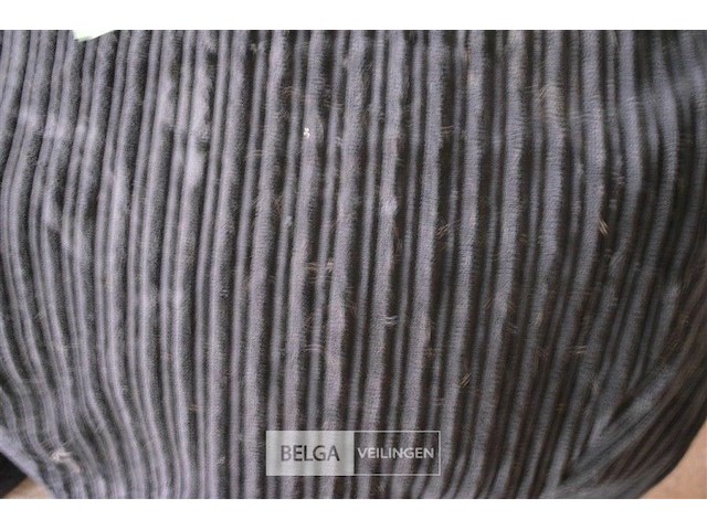 Stoffen zitzak met poef - afbeelding 3 van  3