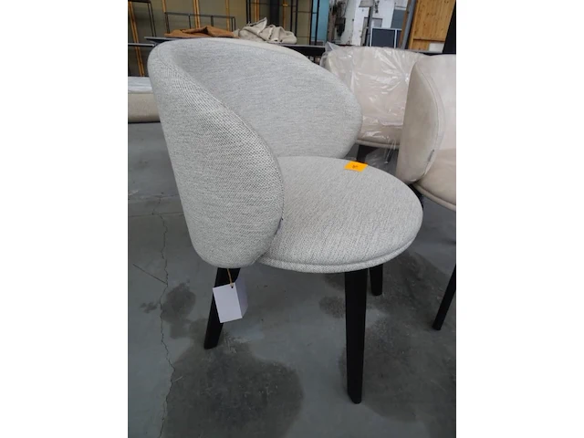 Stoffen/houten dining chair pr living - afbeelding 2 van  3