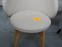 Stoffen/houten dining chair pr living - afbeelding 1 van  3