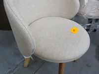 Stoffen/houten dining chair pr living - afbeelding 2 van  3