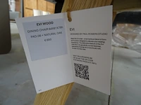 Stoffen/houten dining chair pr living - afbeelding 3 van  3