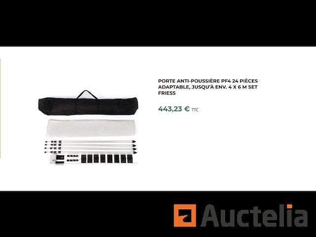 Stofgordijn tot 4 x 6 m friess - afbeelding 1 van  1