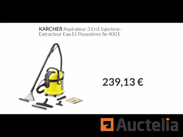 Stofzuiger 3-in-1 injector / afzuigkap kärcher se 4001 - afbeelding 1 van  2