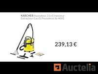 Stofzuiger 3-in-1 injector / afzuigkap kärcher se 4001