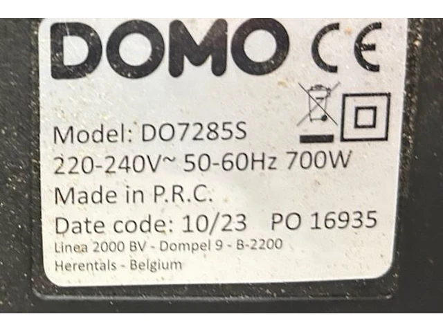 Stofzuiger domo - afbeelding 3 van  3