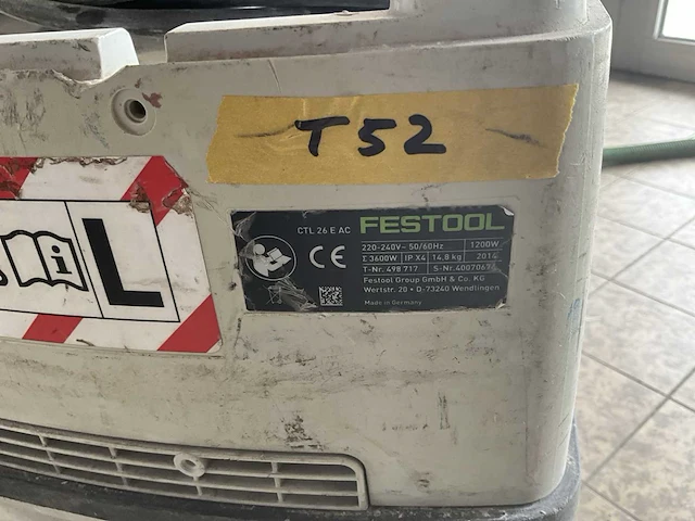 Stofzuiger festool ctl 26eac - afbeelding 5 van  6