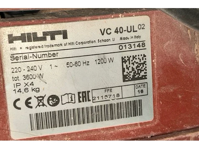 Stofzuiger hilti - afbeelding 5 van  5