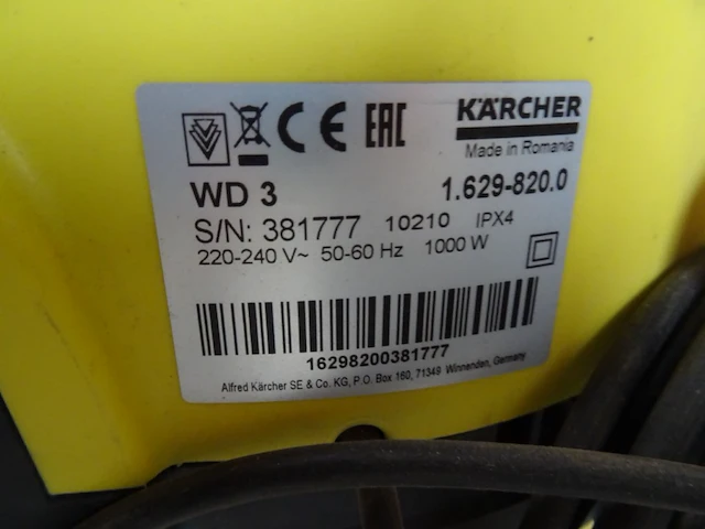 Stofzuiger karcher - afbeelding 4 van  4