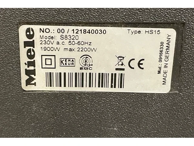 Stofzuiger miele - afbeelding 4 van  6