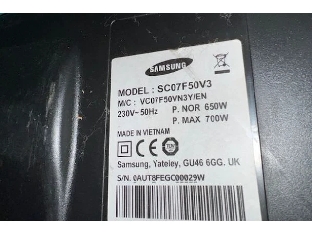Stofzuiger samsung - afbeelding 3 van  3