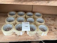 Stokvis doorschijnende tape (12x) - afbeelding 1 van  1