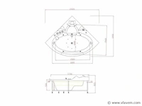 Stoomcabine met massagebad - rechthoekig - afbeelding 8 van  12
