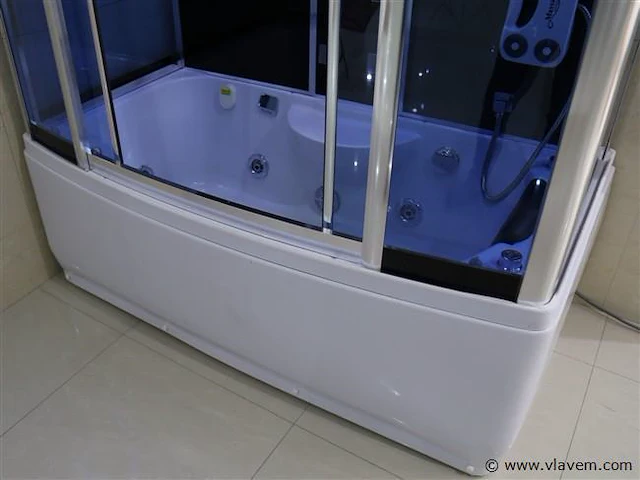 Stoomcabine met massagebad 170x85x225cm - afbeelding 2 van  7