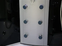 Stoomcabine met whirlpool massagebad - halfrond - wit bad - afbeelding 9 van  10