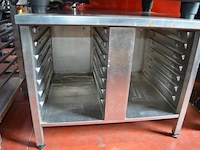 Stoomoven rational op krachtstroom op inox rek - afbeelding 9 van  9