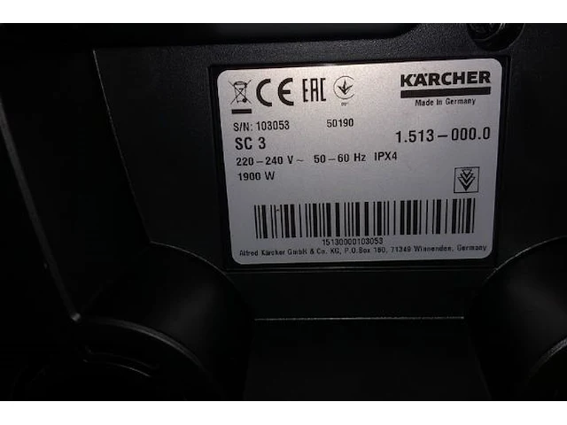 Stoomreiniger kärcher - afbeelding 3 van  5