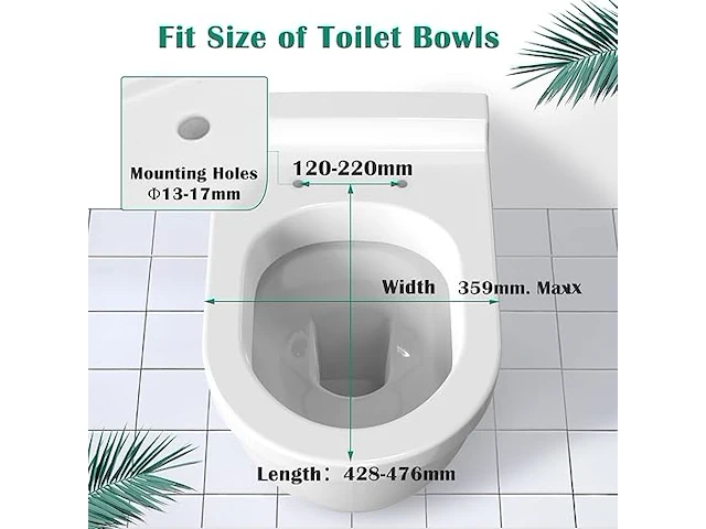 Storemic softclose wc-bril d-vorm - afbeelding 3 van  5