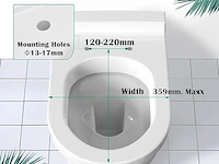 Storemic softclose wc-bril d-vorm - afbeelding 3 van  5