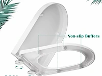 Storemic softclose wc-bril d-vorm - afbeelding 4 van  5