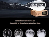 Storm glass weather predictor - afbeelding 2 van  3