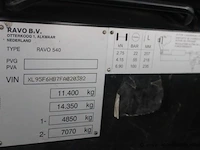 Straatveegmachine ravo 540, bj 2015, chassisnummer xl95f6hb7fa020382, veeguren 3726, inschrijvingsbewijs i+ii, gelijkvomigheidsattest - afbeelding 18 van  18