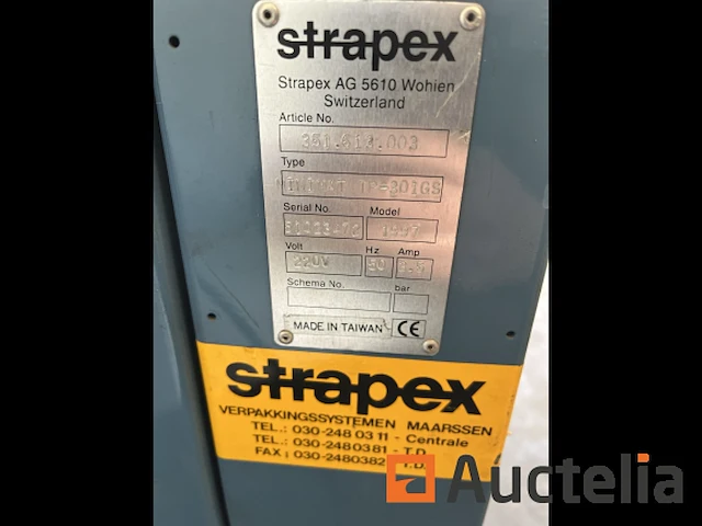 Strapex bindmachine minimat tp-301 gs - afbeelding 4 van  4