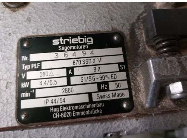 Striebig automat 6220av verticale platenzaag - afbeelding 3 van  3