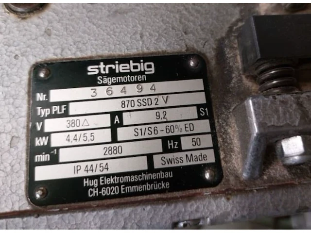 Striebig automat 6220av verticale platenzaag - afbeelding 3 van  3
