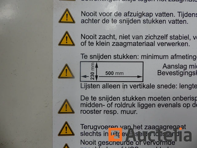 Striebig standard s verticale formaatzaag - afbeelding 5 van  17