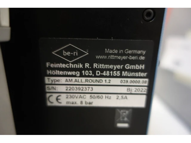 Strippingmachine feintechnik rittmeyer - afbeelding 5 van  6