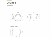 Strohboid - lounge - exclusieve strohboid lounge / glamping unit - afbeelding 7 van  9