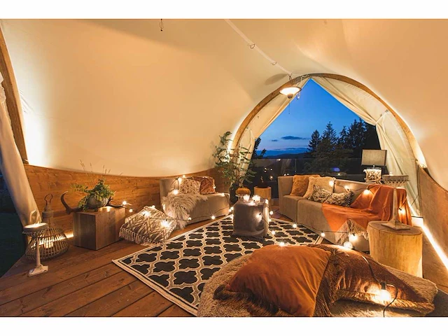 Strohboid - lounge - exclusieve strohboid lounge / glamping unit - afbeelding 8 van  9