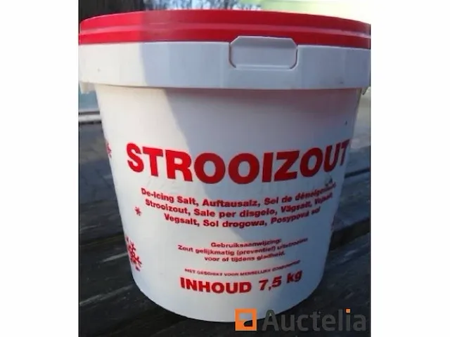 Strooizout - 72 emmers van 7,5 kg - afbeelding 1 van  2