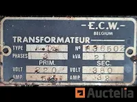 Stroom transformator 230v tot 400v 21 kva - afbeelding 4 van  4