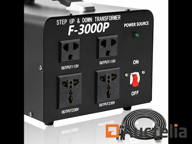 Stroom transformator 3000 watt spanning converter - afbeelding 5 van  8