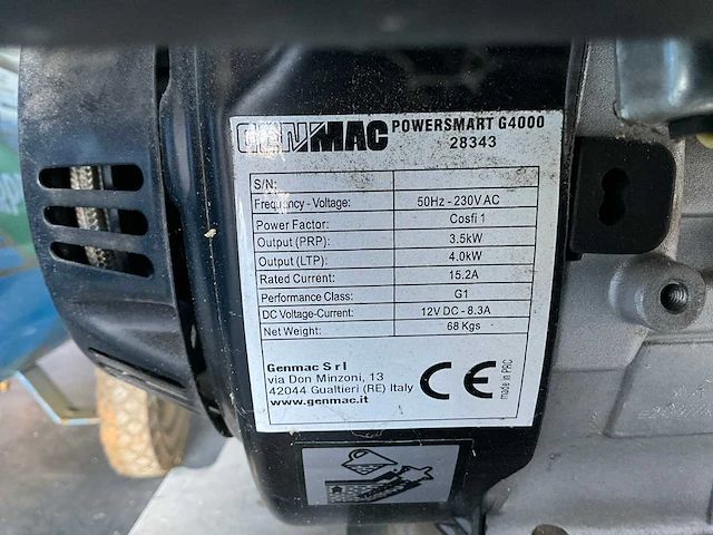 Stroomgenerator en luchtcompressor - afbeelding 13 van  14