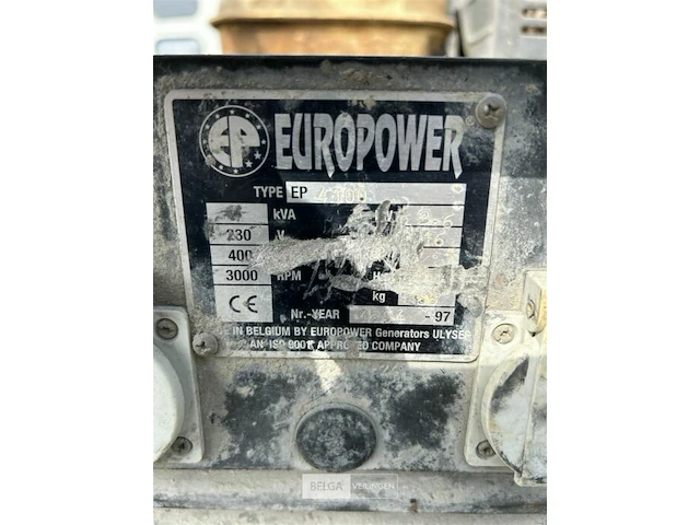 Stroomgenerator europower ep4100t - afbeelding 4 van  4