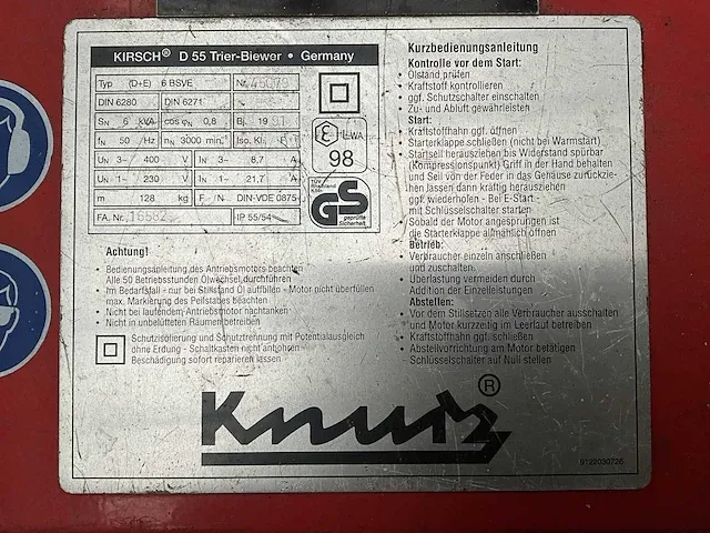 Stroomgroep kirsch (d+e) 6 bsve - afbeelding 5 van  10