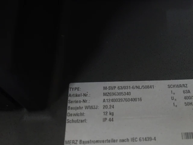 Stroomverdeler merz - afbeelding 5 van  5