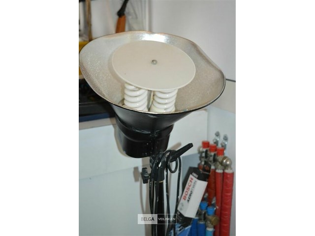 Studioverlichting met een softbox en twee spiraalvormige fluorecentielampen - afbeelding 2 van  4