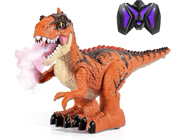 Stunt t-rex op afstand met spray - afbeelding 1 van  4