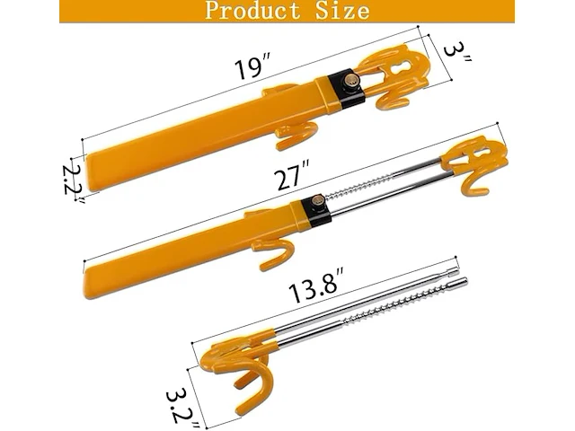 Stuurwielslot, anti-diefstal - afbeelding 3 van  4