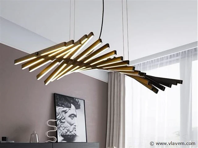 Styx 20 led design armatuur zwart - afbeelding 2 van  8