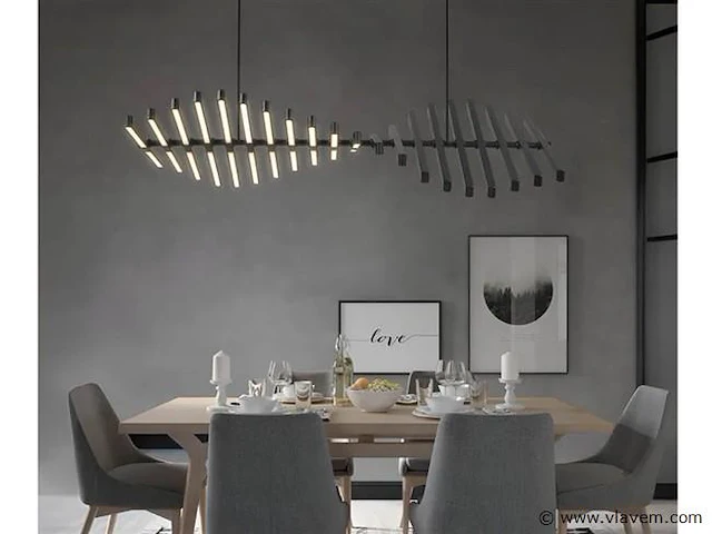 Styx 20 led design armatuur zwart - afbeelding 3 van  8