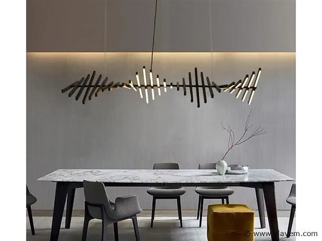 Styx 20 led design armatuur zwart - afbeelding 7 van  8