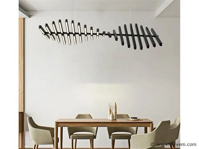 Styx 20 led design armatuur zwart - afbeelding 8 van  8