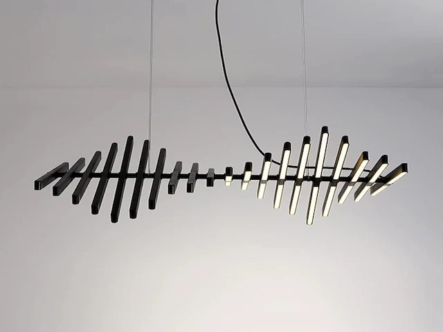 Styx 20 led design armatuur zwart - afbeelding 1 van  9